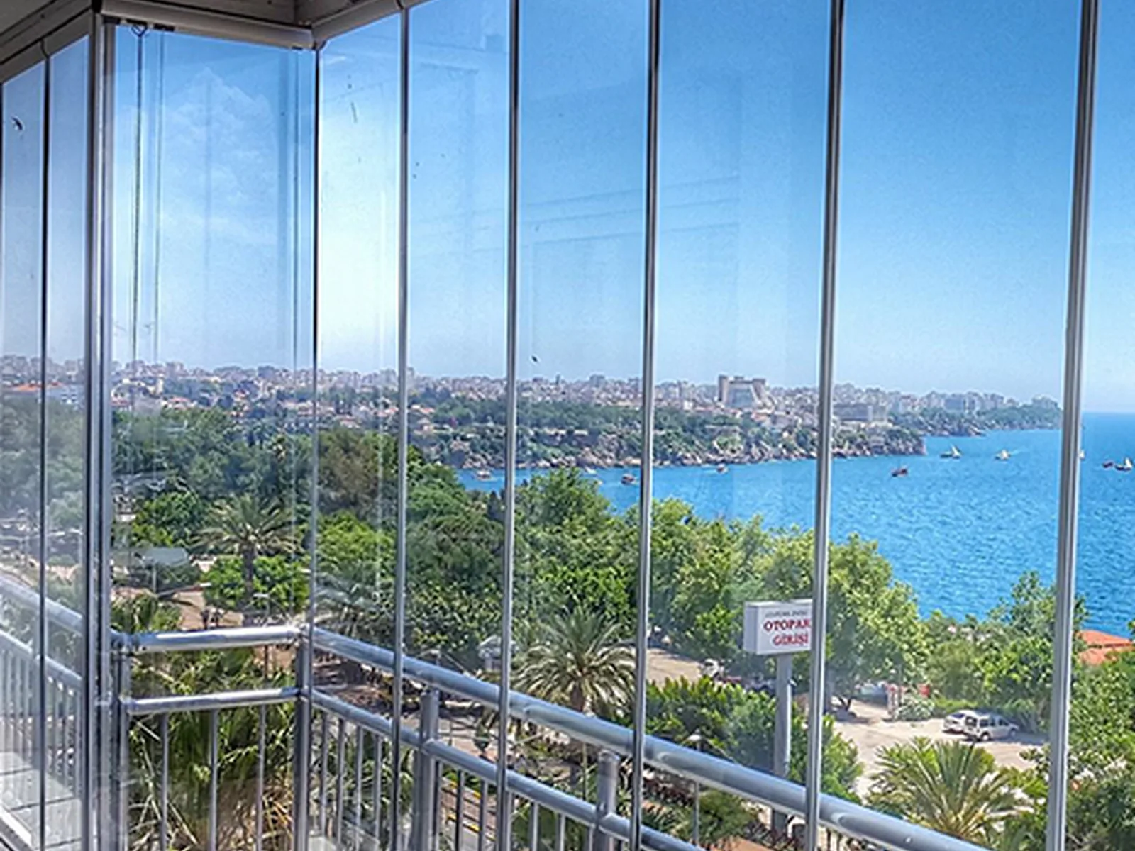 Anteks PVC cam balkon sistemi uygulaması