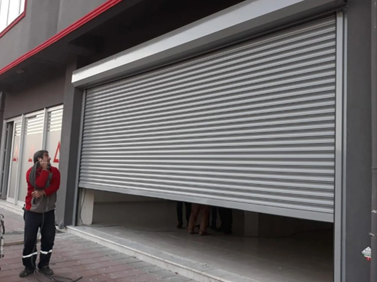 Anteks PVC motorlu kepenk sistemi uygulaması